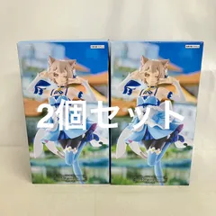 未開封 Re:ゼロから始める異世界生活 王選候補者と騎士 クルシュ陣営 フェリス フィギュア 2個セット SF6858 c107