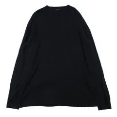 COMOLI コモリ 25AW C03-05009 コットンカシミヤ長袖Tシャツ 長袖クルー ブラック系 3【中古】