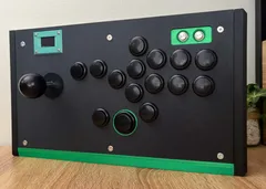 【普通のアケコンDX /レバー×レバーレスモデル】OLED搭載のサムネイル