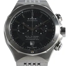 箱・ギャラ付 美品 EDOX エドックス DELFIN デルフィン 10108-3-NIN クロノグラフ クォーツ メンズのサムネイル