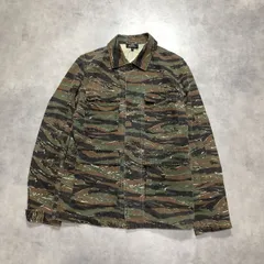 GQ5904◇A.P.C : タイガーカモ ジャケット◇XS◇迷彩 エーペセー ミリタリー シャツ 長袖のサムネイル