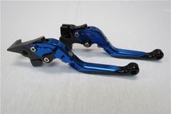 YZF-R25等に ブレーキ＆クラッチレバーセット ロング ブルー 未使用 