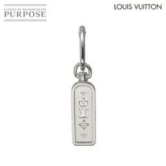 ルイ ヴィトン LOUIS VUITTON タグ フープ ピアス K18 WG 750 片耳 片方のみ Earrings Pierced 90325713のサムネイル