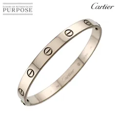 カルティエ Cartier ラブ ブレス #17 K18 WG ホワイトゴールド 750 ブレスレット バングル Love Bracelet 90328909のサムネイル