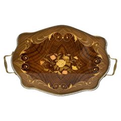 ジョバンニ パトゥルツォ PATURZO GIOVANNI イタリア製象嵌トレー