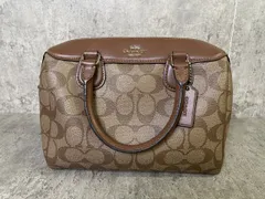 【中古】COACH ｺｰﾁ ﾎﾞｽﾄﾝ ﾊﾞｯｸﾞ ｼｸﾞﾈﾁｬｰ 2WAY ｼｮﾙﾀﾞｰ ﾌﾞﾗｳﾝ  33955838のサムネイル