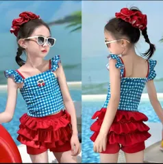 子供用水着 女の子 セパレート  かわいい  上下セット 温泉 プール 海 夏 キッズ 水着 プレゼント