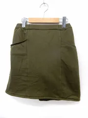 アーバンリサーチ サニーレーベル URBAN RESEARCH Sonny Label スカート ミニ タイト スリット ウエストゴム ONE カーキ /ST17のサムネイル