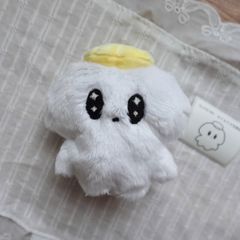 ぬいぐるみ ハンドメイド 起源種〈Origin〉ふわもち生物 ホワイト 自作