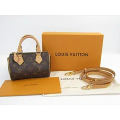 LOUIS VUITTON ルイヴィトン モノグラム ナノ スピーディ ハンドバッグ ショルダーバッグ M81085 ▼SB5853のサムネイル