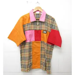 BURBERRY バーバリー Colorblock Vintage Check チェック パッチ ワークシャツ 4559827★FG8001のサムネイル
