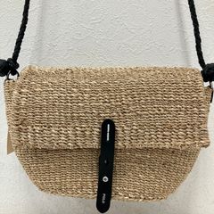 美品⭐︎genten ラフィア ショルダーバッグ（ロカリタ） - メルカリ