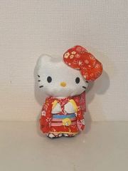 レア Hello Kitty こけし型 ぬいぐるみ マスコット ご当地キティ