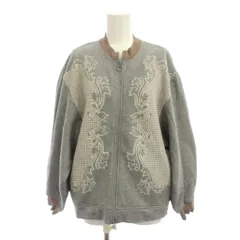 アディダス バイ ステラマッカートニー adidas by Stella McCartney ジップアップジャケット 裏起毛 M グレー ラウンドネック 長袖 AA6994 /JPのサムネイル