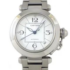 カルティエ Cartier 腕時計 パシャC W31074M7 デイト 夜光インデックス 夜光針 ホワイト文字盤 SS 自動巻き 【中古】のサムネイル