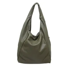 良品 RIPANI リパーニ レザー ワンショルダーバッグ ハンドバッグ カーキ レディース 古着 中古 USEDのサムネイル