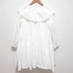良品 yori ヨリ フリルカラー ティアード チュニック YR2124-111AW サイズF ホワイト  レディース 古着 中古 USEDのサムネイル