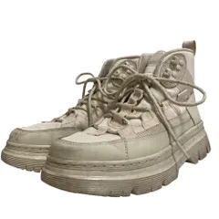 Dr.Martens ドクターマーチン BOURY 厚底 プラットフォーム ハイカット スニーカー ブーツ サイズ7 26cm相当 アイボリー メンズ 古着 中古 USEDのサムネイル