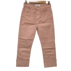 美品 23SS Max Mara マックスマーラ ストレッチブル クロップドジーンズ デニムパンツ 42 ピンク レディース 古着 中古 USEDのサムネイル