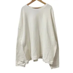 ATON エイトン SUVIN GARMENT DYE CREWNECK PULLOVER ビッグシルエット スウェット トレーナー KKAGBW0101 4 ホワイト  レディース 古着 中古 USEDのサムネイル