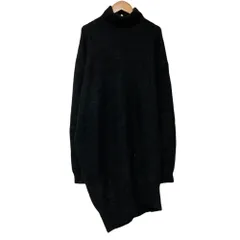 美品 Acne Studios アクネストゥディオズ ハイネック モヘヤニットワンピース S ブラック レディース 古着 中古 USEDのサムネイル