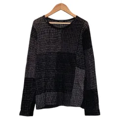 美品 pas de calais パドカレ Harmony ドットプリント ロングスリーブカットソー Tシャツ サイズ36 グレー ブラック レディース 古着 中古 USEDのサムネイル