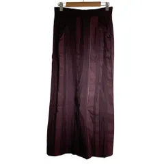 美品 IRENE アイレネ Color Gabardine Tape Skirt ロングスカート 34 パープル レディース 古着 中古 USEDのサムネイル