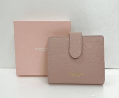 【箱付き】Maison Margiela レザー長財布　二つ折り　ベージュ 美品】Maison Margiela 二つ折り財布 ベージュ 箱・ギャラ付き - メルカリ