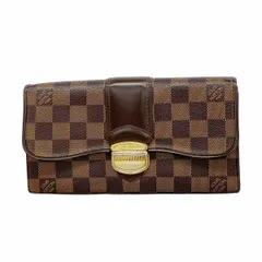 ★SALE【6fa0310-k】ルイヴィトン 長財布 ダミエ ポルトフォイユシスティナ N61747 エベヌ【中古】レディース