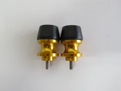 汎用 アルミ CNC オートバイ アクセサリー スイングアーム スプールスライダー スタンドスクリューボルト M6 金【代引不可】のサムネイル