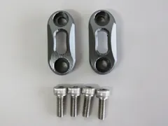 PCX用 ハンドルバークランプ ハンドルバーライザーハンドルバークリップ 22mm オートバイ修理部品 灰【代引不可】のサムネイル