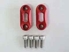 PCX用 ハンドルバークランプ ハンドルバーライザーハンドルバークリップ 22mm オートバイ修理部品 赤【代引不可】のサムネイル