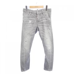 DSQUARED2 ダメージ加工 デニムパンツ グレー - メルカリ