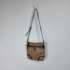 Coach Crossbody Bag, Brown Pattern 0610