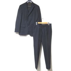 ジョセフ リネン混 超伸縮 薄手 スーツ セットアップ 上下 ネイビー XL