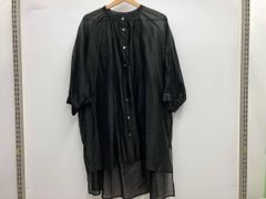 ハウスオブハーロウ1960 ワンピース Vネック パフスリーブ M 黒 合成 