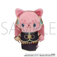 【新品】初音ミクシリーズ withCATアイマスク付きぬいぐるみキーホルダー 巡音ルカ【正規品】のサムネイル