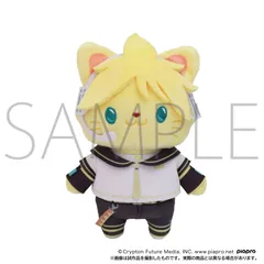 【新品】初音ミクシリーズ withCATアイマスク付きぬいぐるみキーホルダー 鏡音レン【正規品】のサムネイル