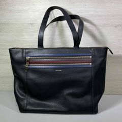 極美品】ポールスミス トートバッグ レザー 黒 A4収納可 男女兼用 通勤