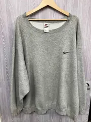 NIKE /ナイキ スウェット 90s グレー サイズXL USA製 銀タグ 胸ロゴ