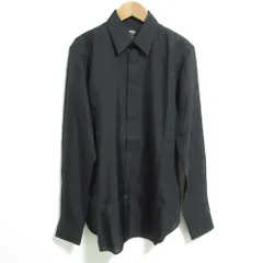 美品 FENDI フェンディ シャドーストライプ×FF柄 ドレスシャツ FS0585 38サイズ ブラック メンズ 古着 中古 USEDのサムネイル