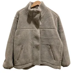 未使用 25AW FRAMeWORK フレームワーク ウールボアスタンドブルゾン SIZE36 ベージュ レディース 古着 中古 USEDのサムネイル