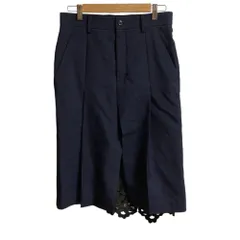 新品同様 TOGA PULLA トーガプルラ OX LACE SKIRT オックスレーススカート TP242-FG217 サイズ36 ネイビー レディース 古着 中古 USEDのサムネイル