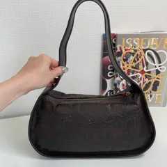 ブルーノマリパンチングレザー ショルダーバッグ ブラウンのサムネイル