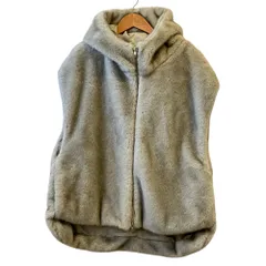 美品 25AW Whim Gazette ウィムガゼット ミンクフェイクファーブルゾン F ライトグレー レディース 古着 中古 USEDのサムネイル