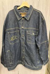 90s karl kani デニムジャケット 青 - メルカリ