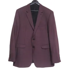美品 ETRO エトロ 裏地総柄 2B シングル テーラードジャケット サイズ54 ボルドー メンズ 古着 中古 USEDのサムネイル
