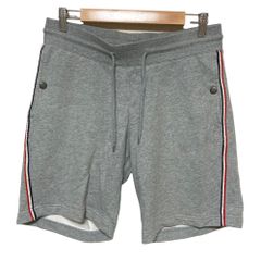 本物 正規品 MONCLER スウェットショートパンツ グレー モンクレール
