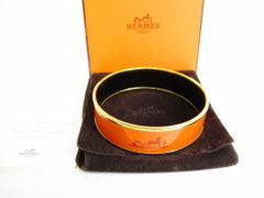 美品HERMES Le Bois Laqué バングル ピスタチオ パープル - メルカリ