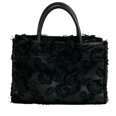 美品 ツルバイマリコオイカワ AMALIA フラワーハンドショルダーバッグ 
